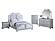 F9670EK Wood Eastern King Bed w/Led Silver by Poundex
