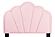 F9675T Fabric Upholstered Twin Bed Pink by Poundex