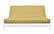 Premium Solid Gold Futon Cover by Prestige