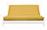 Premium Solid Yellow Futon Cover by Prestige