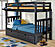 Richmond Bunk Twin/Twin w/Ladder Ebony by Innovations