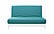 Sachi Bermuda Linen-Like Texture Futon Cover by Prestige