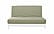 Sachi Mushroom Linen-Like Texture Futon Cover by Prestige