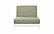 Sachi Mushroom Linen-Like Texture Futon Cover by Prestige