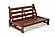 Tokyo A-Frame Tri-Fold Futon Frame by Prestige