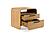 Dresden - Modern Natural Acacia 2-Drawer Nightstand by VIG Furniture