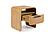 Dresden - Modern Natural Acacia 1-Drawer Nightstand by VIG Furniture