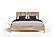 Mikala - Modern Natural Acacia Bed by VIG Furniture