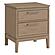 Bailey 2-Drawer Nightstand by Whittier Wood Furniture