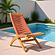 Rova Lounge Chair Terracotta by Zuo Modern