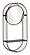 Saroni Mirror Shelf Antique Gray by Zuo Modern