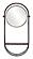 Saroni Mirror Shelf Antique Gray by Zuo Modern