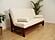 Futon Frame - Zena - Dark Cherry Finish by Prestige