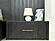 Modrest Manchester- Contemporary Platform Dark Grey Bed with Two Nightstands by VIG Furniture