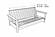 Ibiza Federal Grey Suede Texture Futon Cover by Prestige
