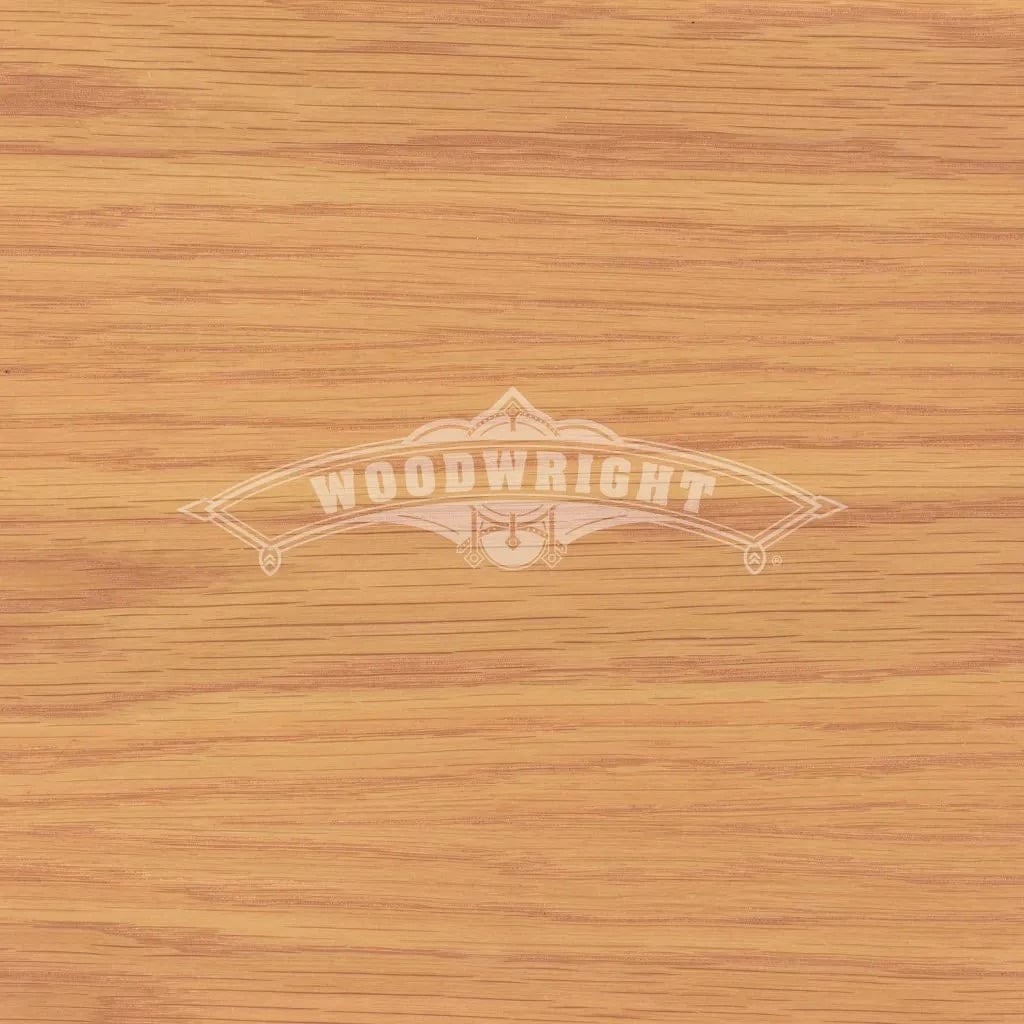 Clear finish on white oak