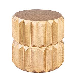 321 Gold End Table by Galaxy Furniture