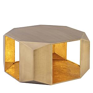 529 Gold Coffee Table by Galaxy Furniture
