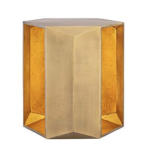 529 Gold End Table by Galaxy Furniture