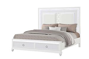 Abigale White Bedroom Set by Galaxy Furniture