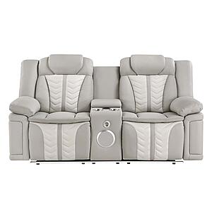 Cruiser Gray & Ice Loveseat by Galaxy Furniture