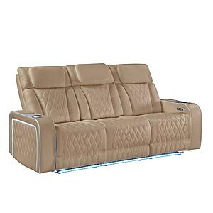 Electra Caramel Sofa, Loveseat & Chair by Galaxy Furniture
