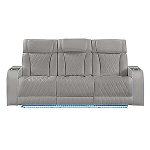 Electra Gray Sofa, Loveseat & Chair by Galaxy Furniture