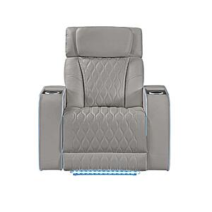 Electra Gray Recliner Chair by Galaxy Furniture
