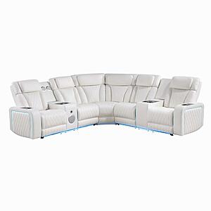 Electra Ice Sectional Sofa by Galaxy Furniture