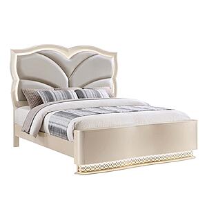 Flora Beige Bedroom Set by Galaxy Furniture