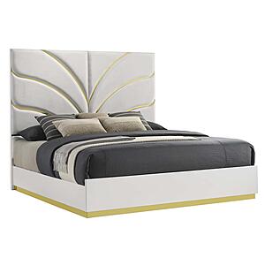 Giovanni White Bedroom Set by Galaxy Furniture