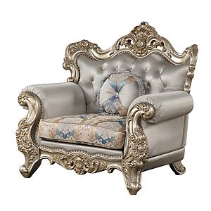 Isabella Gold Chair by Galaxy Furniture