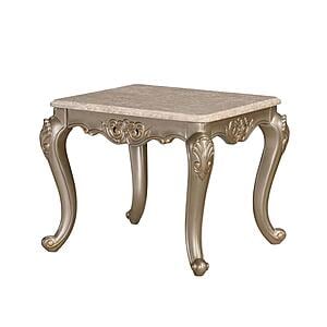 Isabella Gold End Table by Galaxy Furniture