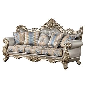 Isabella Gold Sofa by Galaxy Furniture