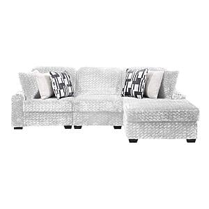 Magnum Cream Sectional Sofa by Galaxy Furniture
