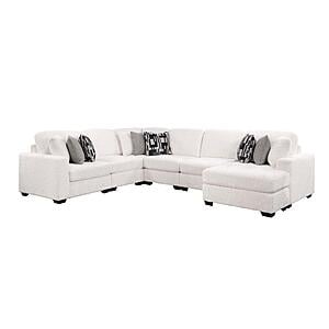 Maxwell Cream Sectional Sofa by Galaxy Furniture