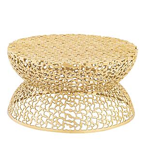 T3704-35 Gold Coffee Table by Galaxy Furniture
