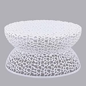 T3704-35 White Coffee Table by Galaxy Furniture