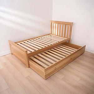 Savona Oak Kids Platform Bed - Natural by Naturepedic