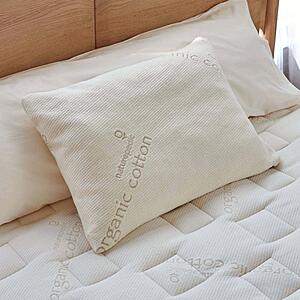 Pla Pillow w/Organic Cotton Fabric - Standard Low-Fill by Naturepedic