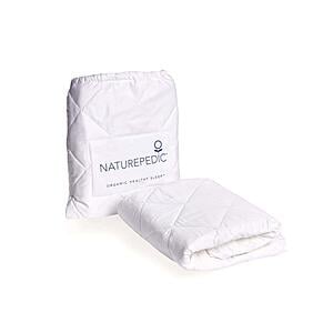 Kids Organic Quilted Waterproof Mattress Protector Pad by Naturepedic