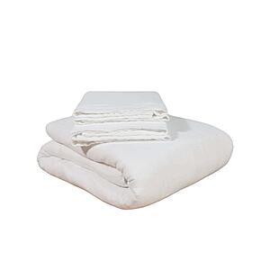 3-Layer Breathable Organic Cotton Muslin Duvet Cover Set by Naturepedic