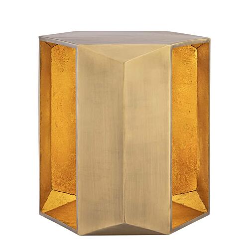 529 Gold End Table by Galaxy Furniture