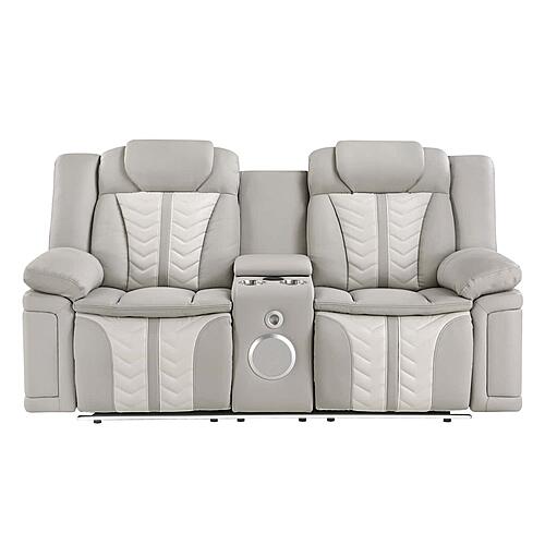 Cruiser Gray & Ice Loveseat by Galaxy Furniture