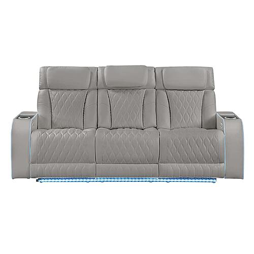 Electra Gray Sofa, Loveseat & Chair by Galaxy Furniture