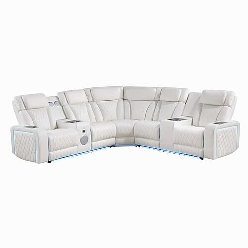 Electra Ice Sectional Sofa by Galaxy Furniture
