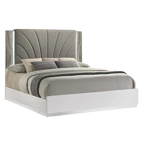 Jazz White Bedroom Set by Galaxy Furniture