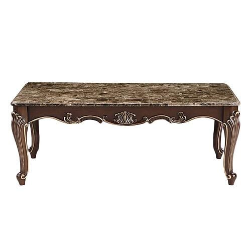Lotus Brown Coffee Table by Galaxy Furniture