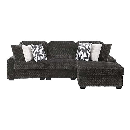 Magnum Gray Sectional Sofa by Galaxy Furniture