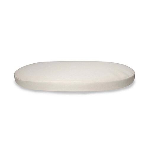 Breathable Organic Oval Crib Mattress by Naturepedic
